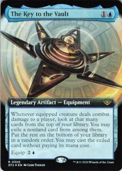 MTG The Key to the Vault (Ext) (320) | NM Foil | Outlaws Thunder Junction {OTJ} - Image 2