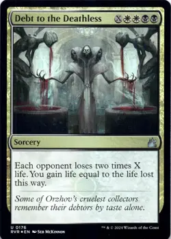 Debt to the Deathless (Foil) Ravnica Remastered - Magic MTG NM - Image 1