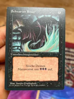 4x German FBB • Dark Ritual • NM / Unplayed • Mtg (1730) - Image 2
