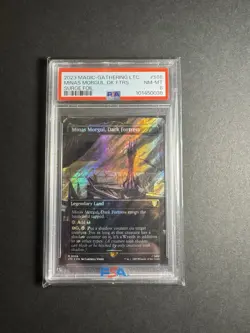 2023 Magic Lord Of The Rings 0558 Minas Morgul Surge Foil PSA 8 Pop 1, 3 Higher - Image 1