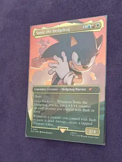 Sonic the Hedgehog-Secret Lair Drop-Borderless-Foil-2087-NM MTG - Image 2