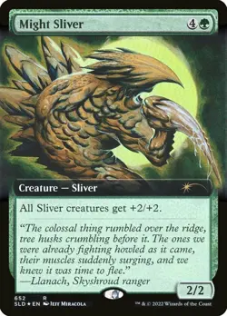 Might Sliver - Foil - Extended Art x1 - Secret Lair Drop Series - NM-Mint, Engli - Image 1