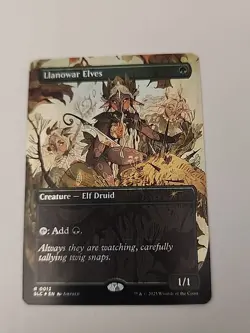 1X NM Llanowar Elves Foil Secret Lair: An Encyclopedia of Magic - Image 1