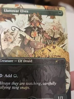1X NM Llanowar Elves Foil Secret Lair: An Encyclopedia of Magic - Image 3