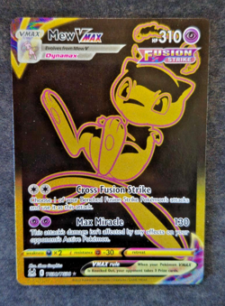 Pokemon Mew VMAX TCG Lost Origin Gold Secret Rare Card TG30/TG30 NM Condition - Image 1