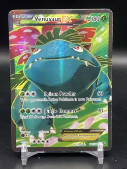 Pokemon TCG Venasaur EX Full Art 141/146 XY Base Set English MP - Image 1