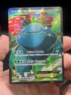 Pokemon TCG Venasaur EX Full Art 141/146 XY Base Set English MP - Image 3