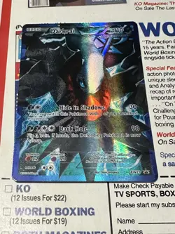 Pokemon Team Plasma BW73 Darkrai Black Star Promo HP - Image 1