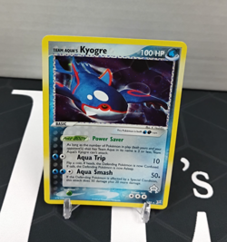 Team Aqua's Kyogre 3/95 NM Team Magma vs Team Aqua Holo Pokemon TCG - Image 1