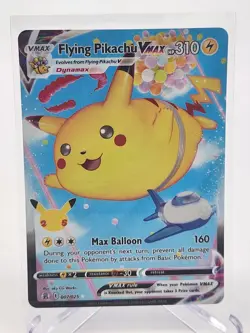 Pokemon TCG Flying Pikachu VMAX Celebrations Holo Ultra Rare 007/025 NM/Mint - Image 1