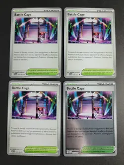 Battle Cage (1 Reverse & 3 Non) 085/094 Pokemon Phantasmal Flames - Image 1