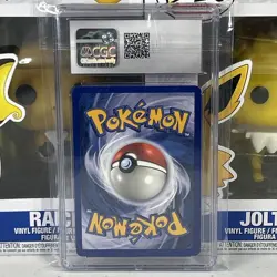1999 Pokemon Fossil 1st Edition Horsea 49/62 CGC 8 NM/Mint - Image 2