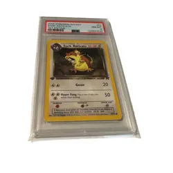2000 PSA 8 Pokemon Dark Raticate 1st Edition Rocket #51 Graded - Image 1