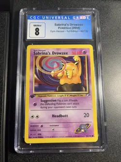 Pokemon TCG Sabrina's Drowzee Gym Heroes 92/132 Regular 1st Edition Common - Image 1