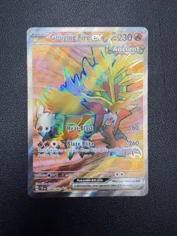 Gouging Fire ex 188/162 SV05: Temporal Forces Holo Pokemon TCG - NM - Image 1