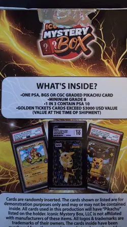 MYSTERY POKEMON PIKACHU BOX: 1 IN 3 PSA 10! LOOK FOR PONCHO PIKACHUS! - Image 2