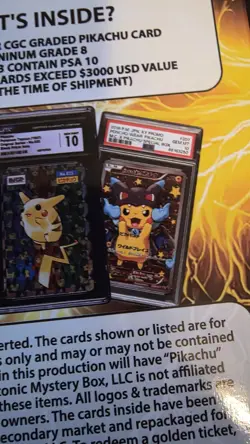 MYSTERY POKEMON PIKACHU BOX: 1 IN 3 PSA 10! LOOK FOR PONCHO PIKACHUS! - Image 5