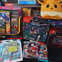 Pokemon Sealed Bundle Destined Rivals EX Boxes Packs Decks Christmas Hamper lot - Image 1