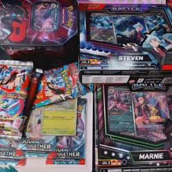 Pokemon Sealed Bundle Destined Rivals EX Boxes Packs Decks Christmas Hamper lot - Image 3