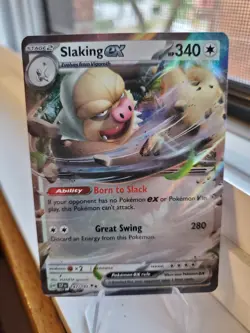 Pokemon TCG - Slaking ex 147/191 Double Rare - Surging Sparks - Image 1