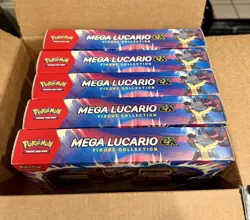 Pokemon TCG Mega Lucario ex Premium Figure Collection Box Factory Sealed NEW - Image 2