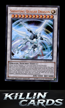 Shooting Quasar Dragon LC05-EN005 YuGiOh Ultra Rare Legendary Collection 5D's Ca - Image 1