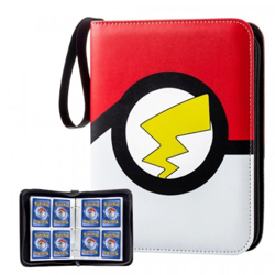 4-Pocket Binder for Pokemon Cards with 50 Removable Sheets Holds Up To 400 Cards - Image 3