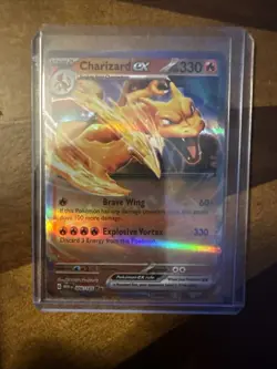 Pokemon TCG Charizard EX 006/165 RR SV2a 151 Card NM Condition - Image 1