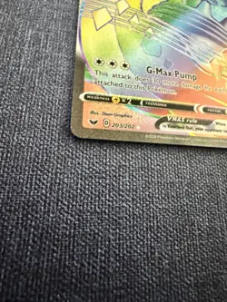Pokemon TCG Sword & Shield Lapras VMAX 203/202 Secret Rare Rainbow Holo Card - Image 2