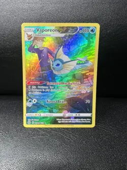 Pokemon Card Vaporeon TG02/TG30 Brilliant Stars Trainer Gallery Holo - Image 1