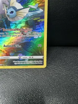 Pokemon Card Vaporeon TG02/TG30 Brilliant Stars Trainer Gallery Holo - Image 2