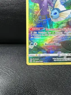 Pokemon Card Vaporeon TG02/TG30 Brilliant Stars Trainer Gallery Holo - Image 5