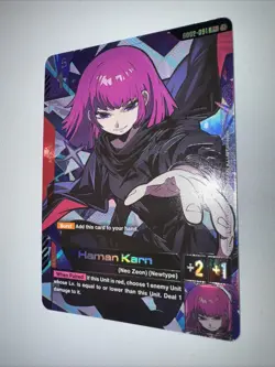 Gundam Card Game - GD02 Dual Impact R+ Haman Karn GD02-091 TCG CCG English - Image 3