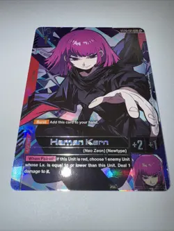 Gundam Card Game - GD02 Dual Impact R+ Haman Karn GD02-091 TCG CCG English - Image 4