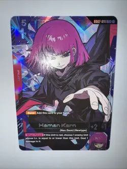 Gundam Card Game - GD02 Dual Impact R+ Haman Karn GD02-091 TCG CCG English - Image 5