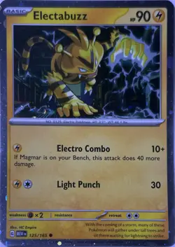 Electabuzz - (Cosmos Holo) Promo Miscellaneous Cards & Products 125/165 NM - Image 1