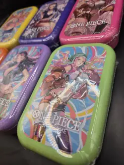 ONE PIECE CARD GAME Mini-tin Pack Set vol.2 Japanese Version 6-Tin Set Sealed - Image 2