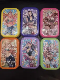 ONE PIECE CARD GAME Mini-tin Pack Set vol.2 Japanese Version 6-Tin Set Sealed - Image 4
