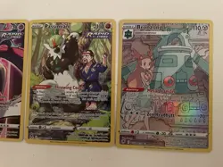 Pokemon Illustration Rare Card Lot Of 3 Crown Zenith Holos 2023 Near Mint - Image 4