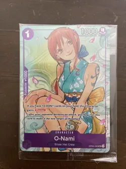 O-Nami OP05-062 Promo Card Illustration Box Volume 2 English One Piece SEALED - Image 1
