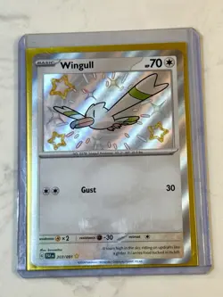 Wingull 203/091 - S&V Paldean Fates Holo Shiny Rare Pokemon TCG Card [NM] - Image 3