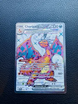 Pokemon TCG Charizard ex Tera Holo Promo Card - SVP EN 056 - Scarlet & Violet - Image 1