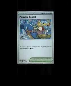 HOLO Paradise Resort Card Paradise Resort Pokemon Card READ DESCRIPTION BELOW p2 - Image 1