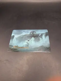 MTG Fog On The Barrow-Downs Art Card (Gold Stamped Signature) LOTR - Image 4