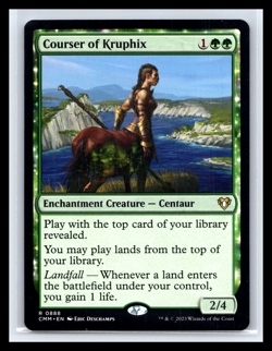 MTG Courser of Kruphix #888 Commander Masters Regular Rare Magic Card TCG CCG NM - Image 1