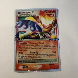 Infernape Lv.X DP10 Holo Black Star Promo Pokemon TCG Card Diamond and Pearl MP - Image 1