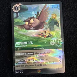 Archimedes - Resourceful Owl 34/P2 Disney Lorcana Promo Cards Holo - Image 2
