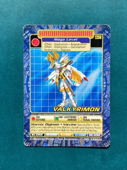 BO-177 Valkyrimon Digimon Card Digi-Battle Series 4 2001 Bandai HP - Image 1