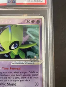 Pokemon TCG Celebi EX Ultra Rare Holo Card 17/17 Pop Series 2 PSA 1 - Image 3