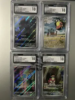 Pokemon Graded Card Lot English CGC 10 Graded Cards Lot of 4 (taking offers) - Image 1